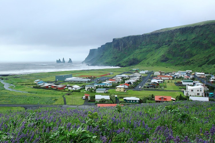 Iceland - Midnight sun over Vik